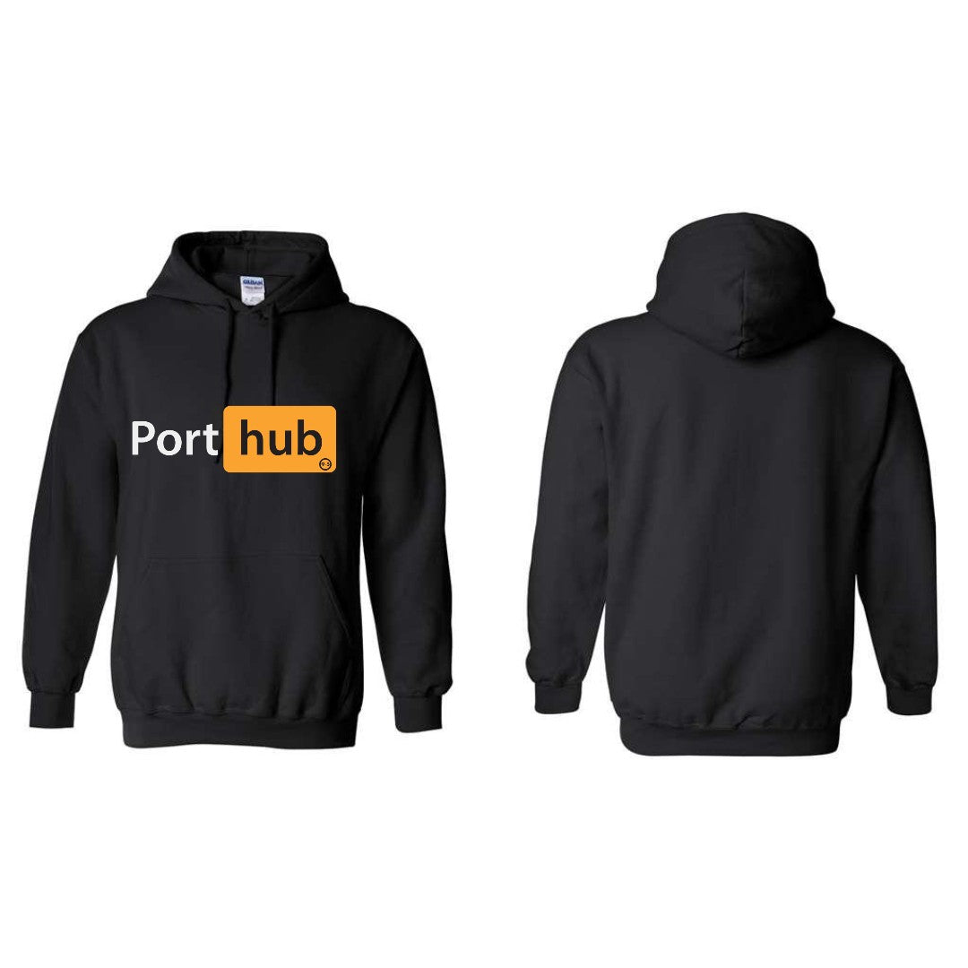 "PortHub" Logo Hoodie